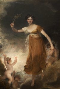 Portrait of Georgina Maria, Lady Leicester as Hope by Thomas Lawrence